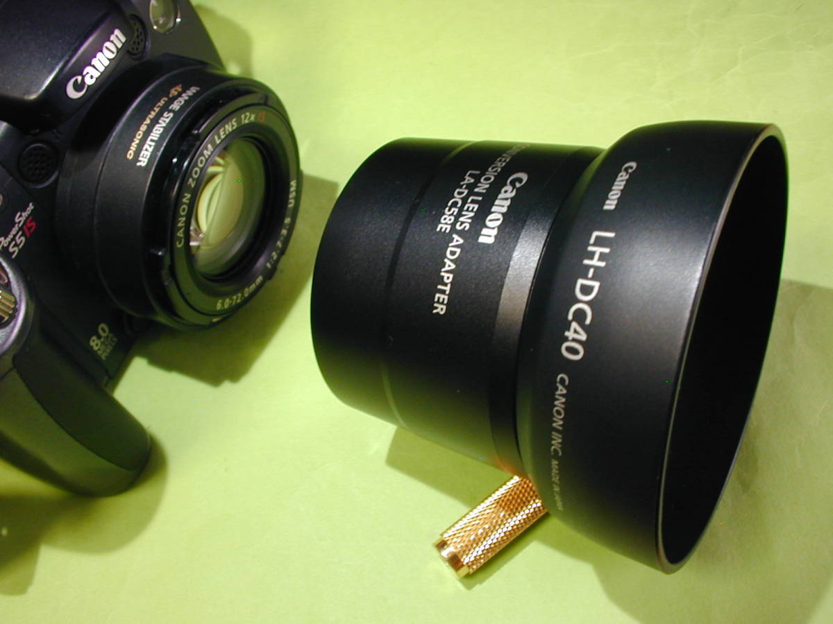 CANON パワーショットS5IS S3IS S2IS用レンズアダプター/フード