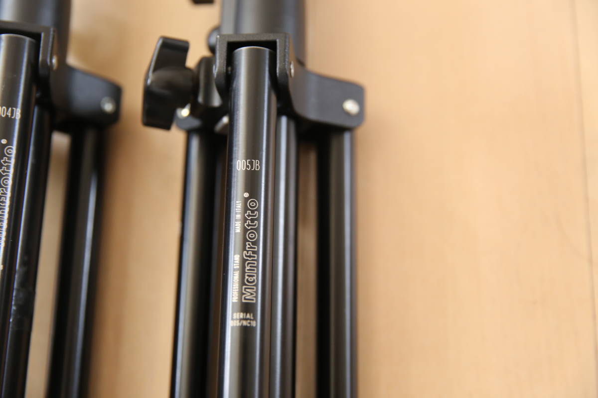 Manfrotto プロフェッショナルスタンド 004JB ライトスタンド 2本 