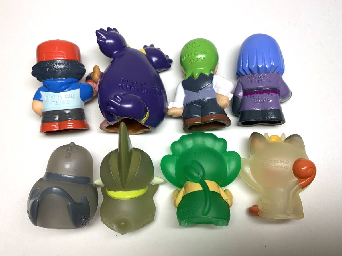 ポケモンキャラキッズW 指人形 8体 サトシ アイリス デント コジロウ
