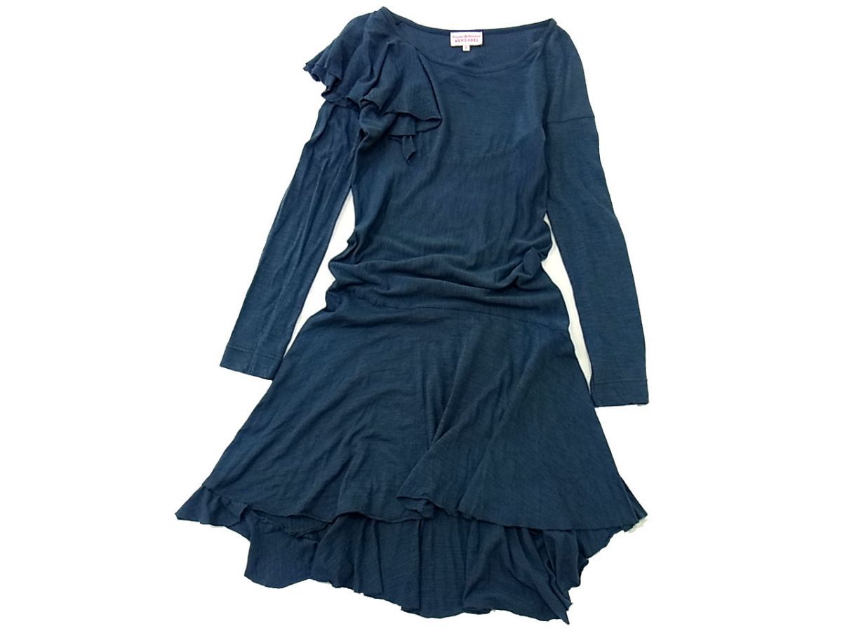 1円 ヴィヴィアンウェストウッド レッドレーベル ワンピース ロングスリーブ アシンメトリー 正規品 Vivienne Westwood の落札情報詳細 ヤフオク落札価格情報 オークフリー スマートフォン版