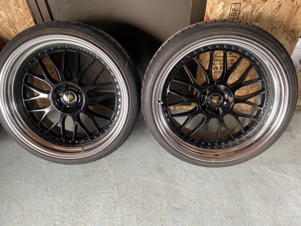 work VS-XX 20インチ 深リム WORK 20インチ ホイールセット 10J 深リム