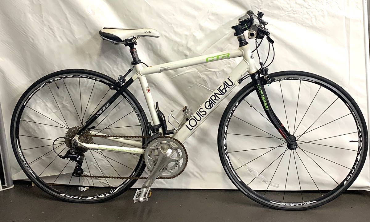 ルイガノ クロスバイク フレームサイズ450mm 8段変速 ホワイト 白