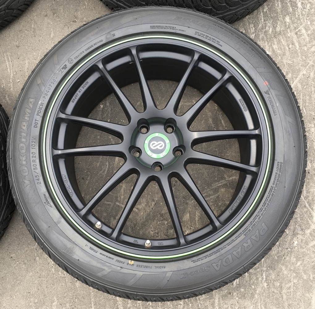 エンケイ ENKEI GTC01 20インチ 8.5J ＋40 PCD114.3 5穴 245/40ZR20 4