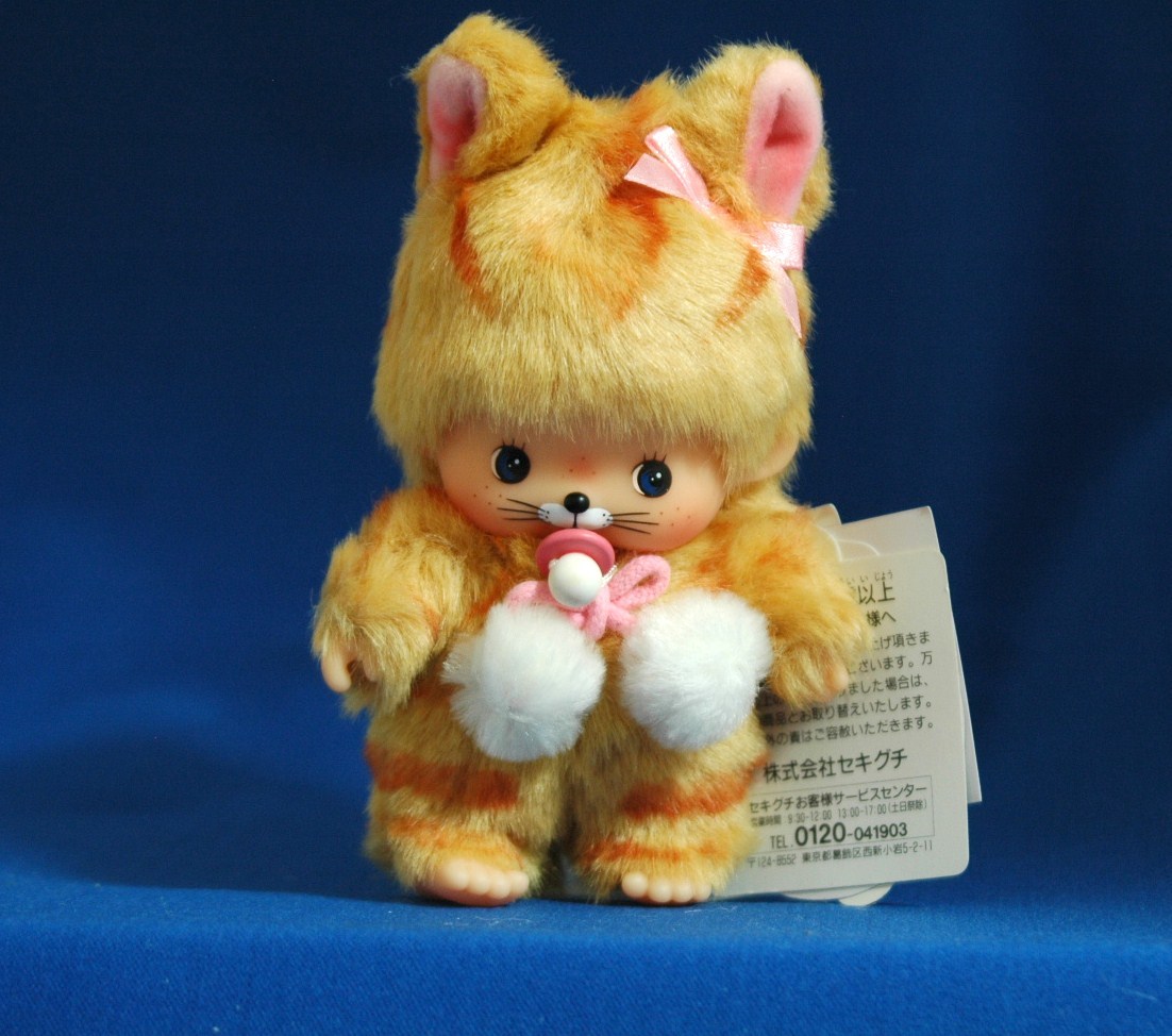 新品】激カワ☆CATS☆ベビチッチ☆茶ネコ☆女の子☆レア☆モンチッチ