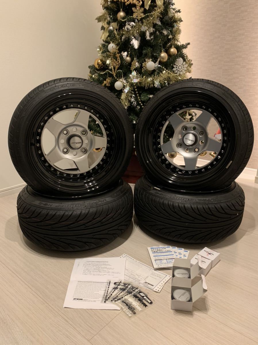 WORK ワーク MEISTER マイスター CR01 15インチ 9J カラーリム 深リム
