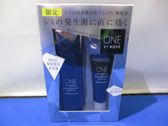 新品 コーセー One By Kose メラノショット ホワイト D レギュラーサイズ 限定セット 薬用美白美容液 40ml 10ml ワンバイコーセー の落札情報詳細 ヤフオク落札価格情報 オークフリー スマートフォン版