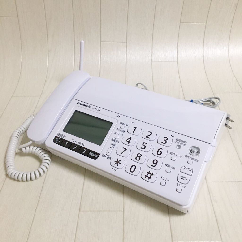 Panasonic 機付きFAX KX-PZ218 (KX-PD215) 【公式通販】 Panasonic 機付きFAX KX-PZ218 (KX-PD215) 【公式通販】