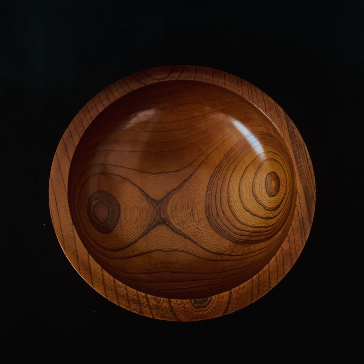 小田原漆器、欅のお盆、伝統工芸、、30㎝ 小田原漆器 欅 仁取盆（九