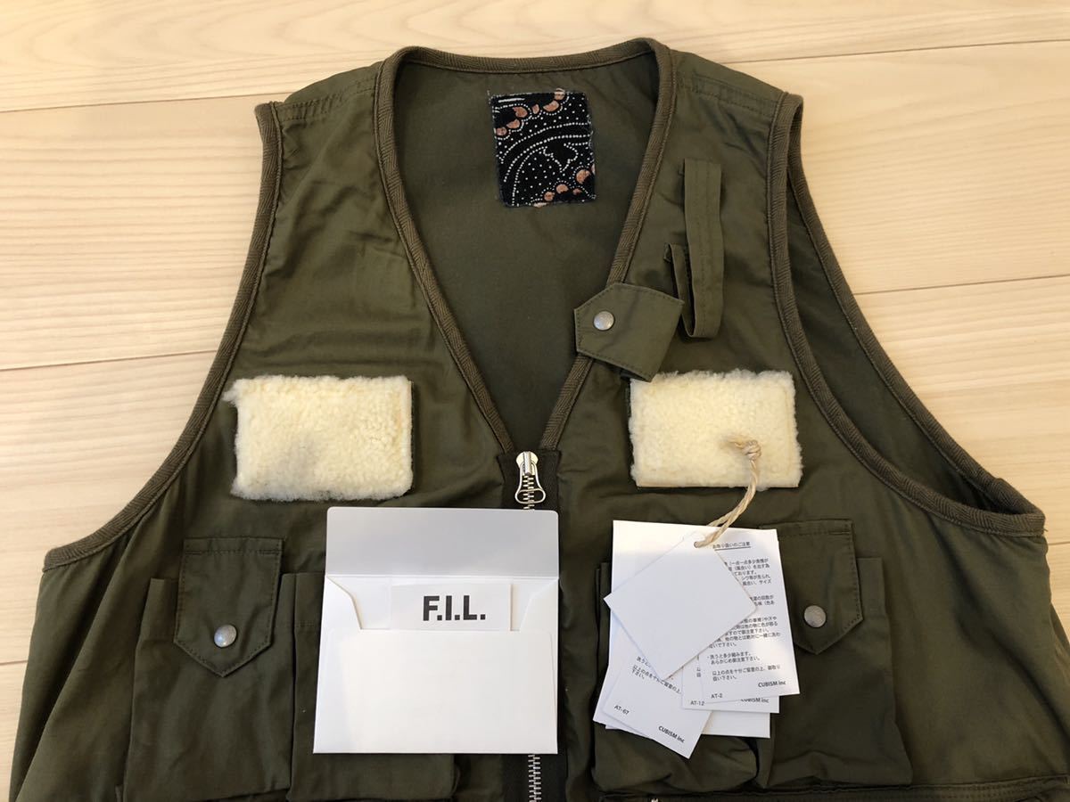 新品】VISVIM 20SS ICT indigo camping trailer PILAR FISHERMAN VEST