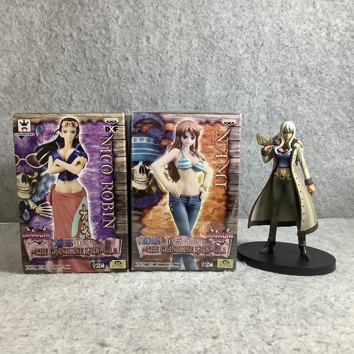ワンピース The Grandline Lady Vol 2 Dxf ナミ ニコ ロビン ニコ オルビア フィギュア ３体セット の落札情報詳細 ヤフオク落札価格情報 オークフリー スマートフォン版