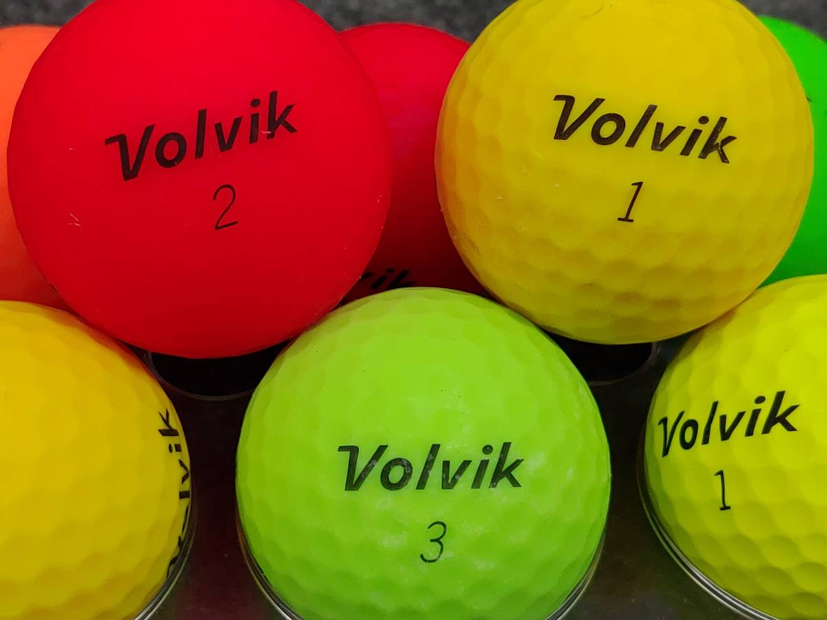 美品 Volvikボルビック 種類混合 艶消しマットカラー 30球セット ゴルフボール ロストボール の落札情報詳細 ヤフオク落札価格情報 オークフリー スマートフォン版