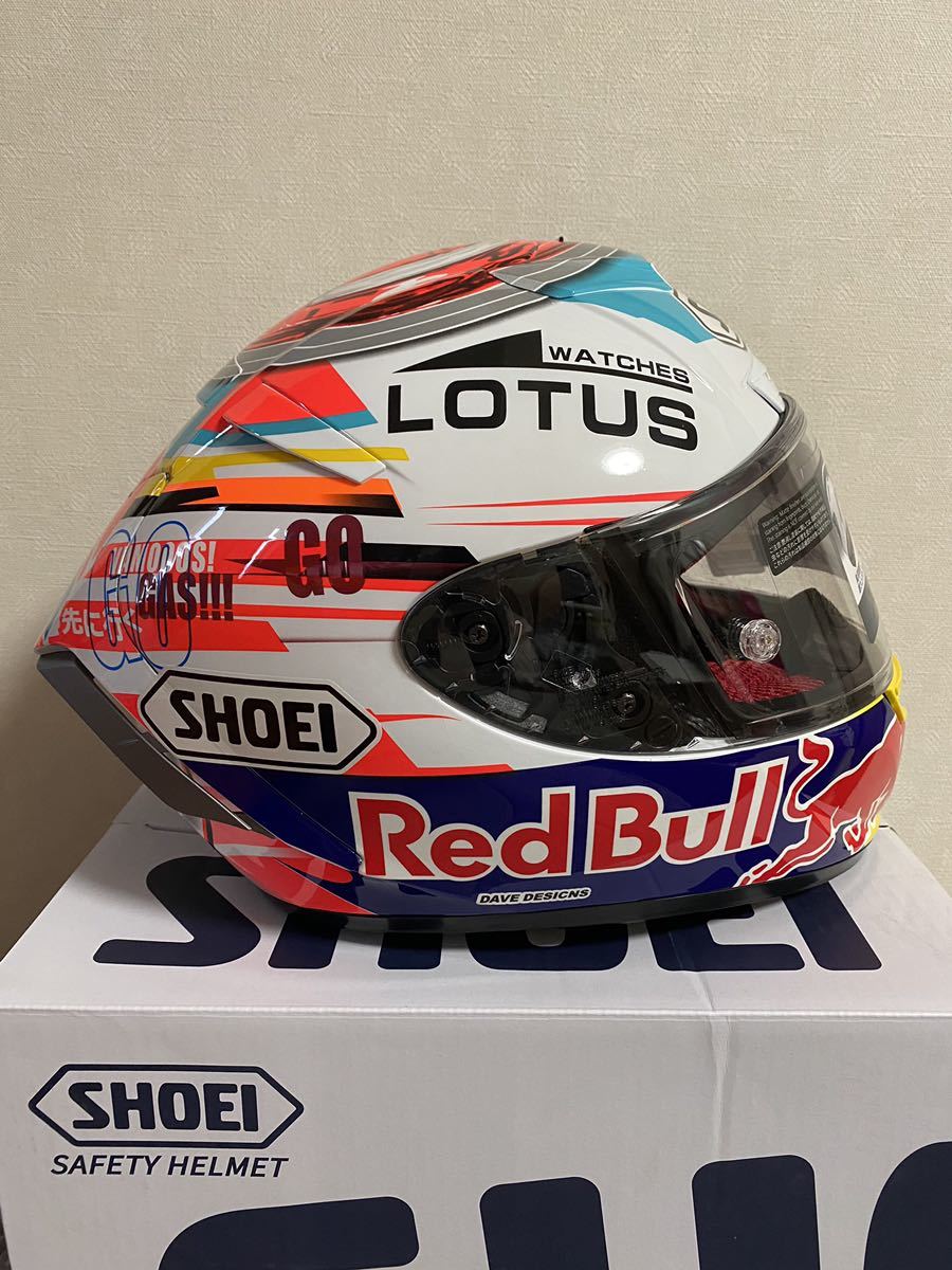 Red Bull ヘルメット サイズ58cm Red Bull フルフェイスヘルメット Lサイズ - メルカリ