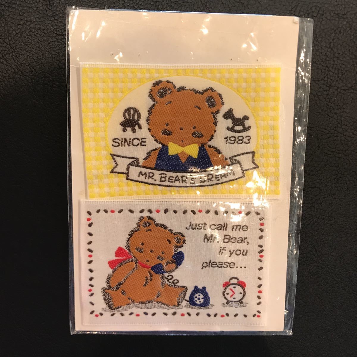 新品】当時物 ミスターベアーズドリーム ワッペン Mr.Bear's Dream