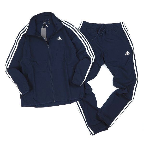 新品 新品 Adidas アディダス 上下セット 3ストライプス ジャケット パンツ 吸湿性 テーパード 薄手 セットアップ M ネイビー I4 の落札情報詳細 ヤフオク落札価格情報 オークフリー スマートフォン版