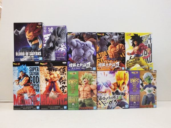 Y914y 55 ドラゴンボール 超戦士列伝 Bwfc Maximatic 他 孫悟空 ベジータ ブロリー ジレン フィギュア 計10個セット 中古未開封 の落札情報詳細 ヤフオク落札価格情報 オークフリー スマートフォン版
