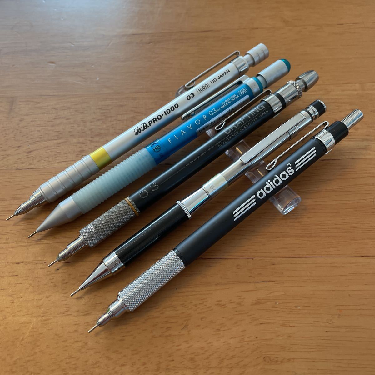 廃盤 LION No.3450 サンスター 製図 シャーペン 0.3 0.5mm 5本セットの