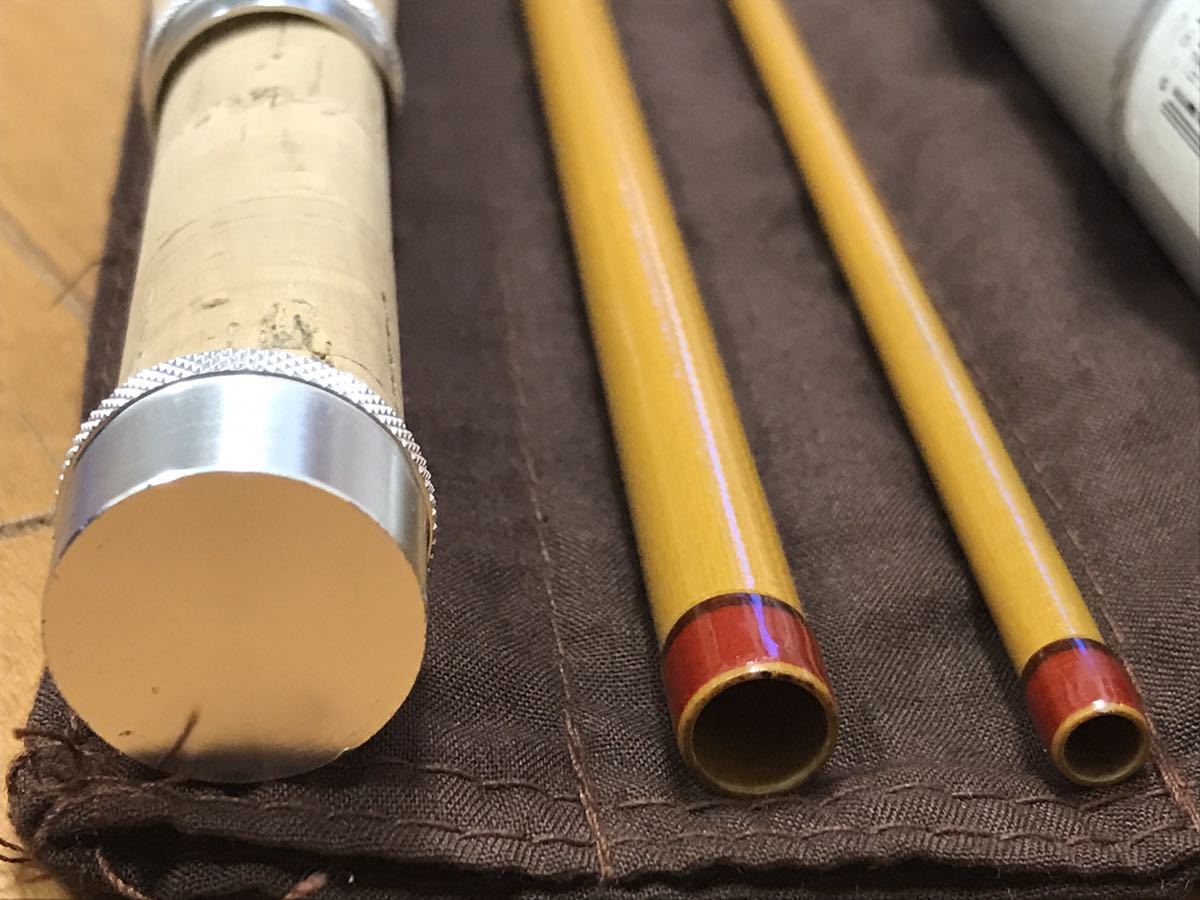 ★即決！フェンウィック イエローグラス インディアンサマー FF765-3 7'6" #5 3ピース 美品！梱包費無料 Fenwick Indian Summer★ Fenwick Indian Summer フェンウィック イエローグラスシリーズII