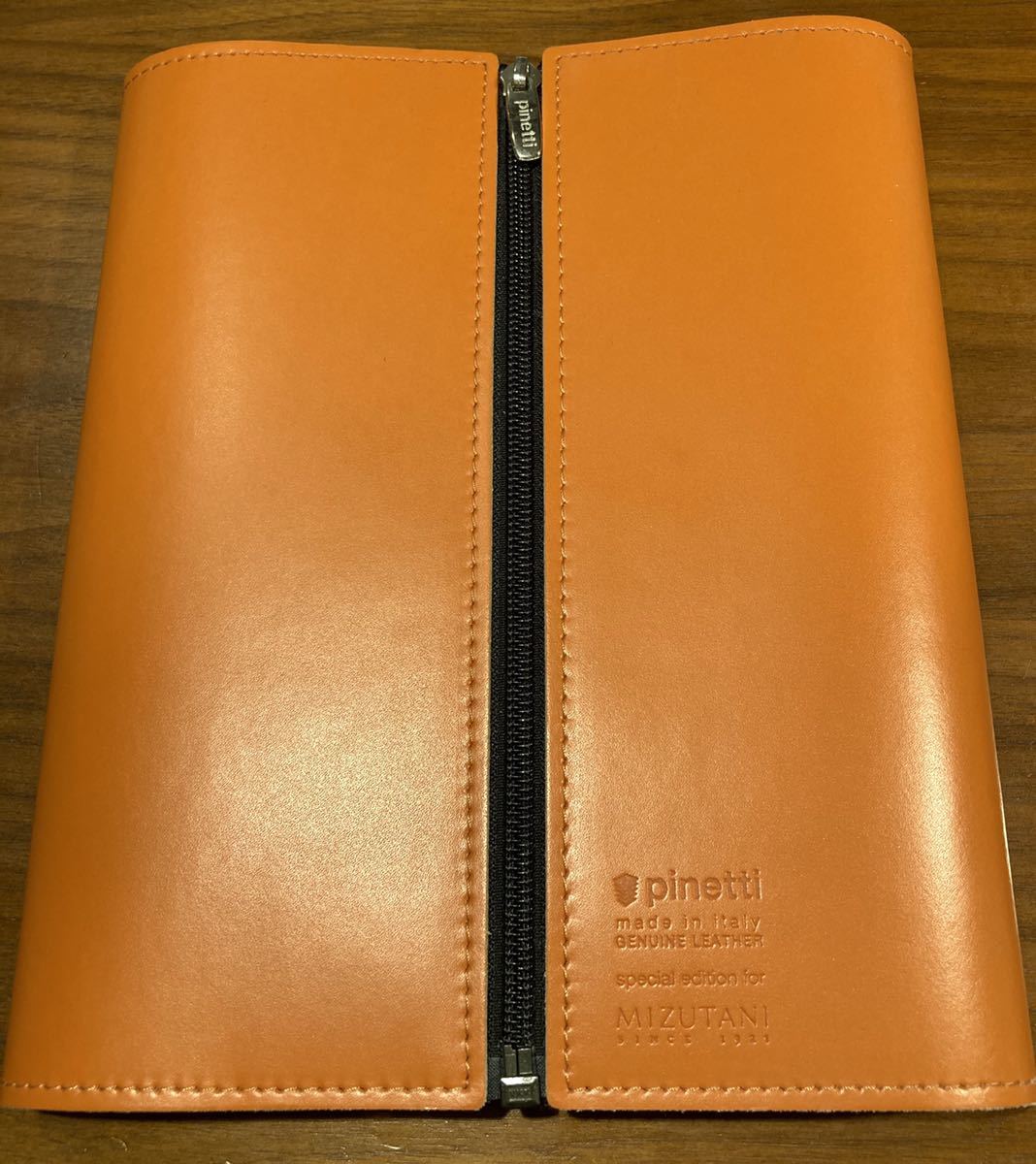 │廃番│ミズタニシザー シザー2丁ケース オレンジ×白 ロール ミズタニ