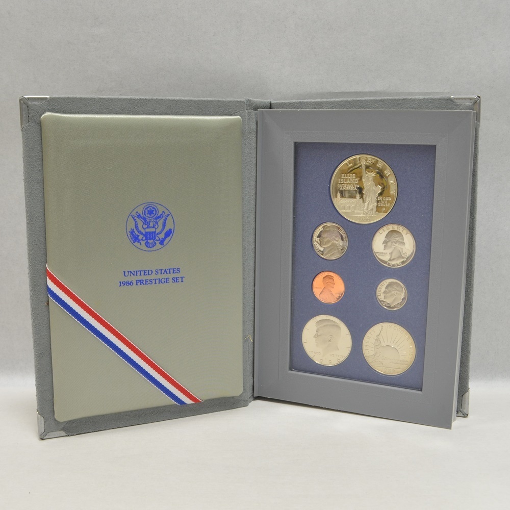 新品】UNITED STATES 1986 PRESTIGE SET プレステージ 貨幣セット 記念 値引き 1986 プレステージセット Prestige set コイン 硬貨 アンティーク/コレクション