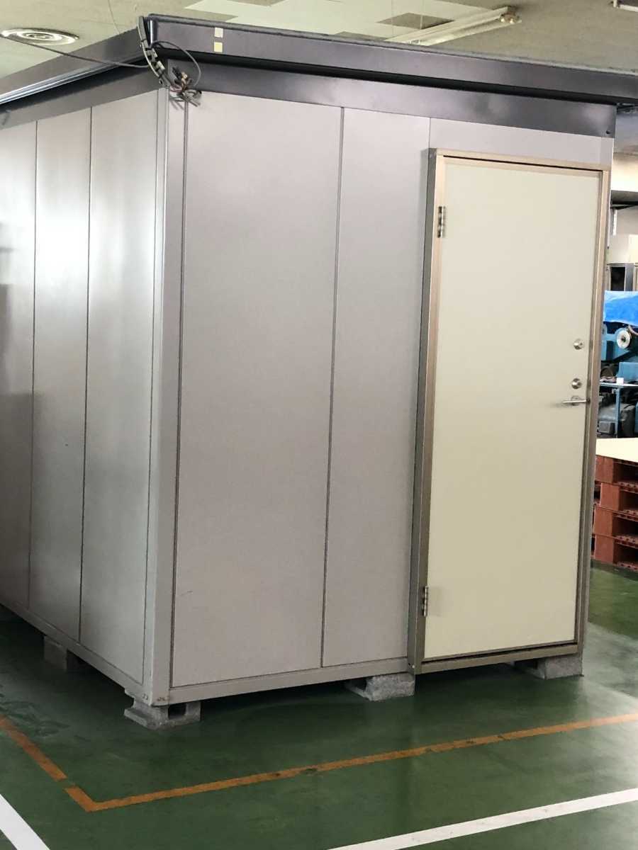 イナバ物置 事務所 ドア 窓付 室内使用 バイク小屋 Smk 36sgm 引取限定 茨城県 張らし済 個人組立 定価35万円 ハーレー シャッター の落札情報詳細 ヤフオク落札価格情報 オークフリー スマートフォン版