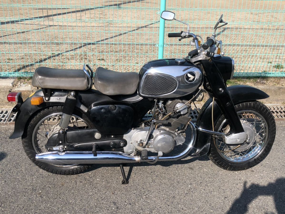 個人出品 売切り ホンダ ドリームC72 旧車 前後タイヤ新品 エンジン