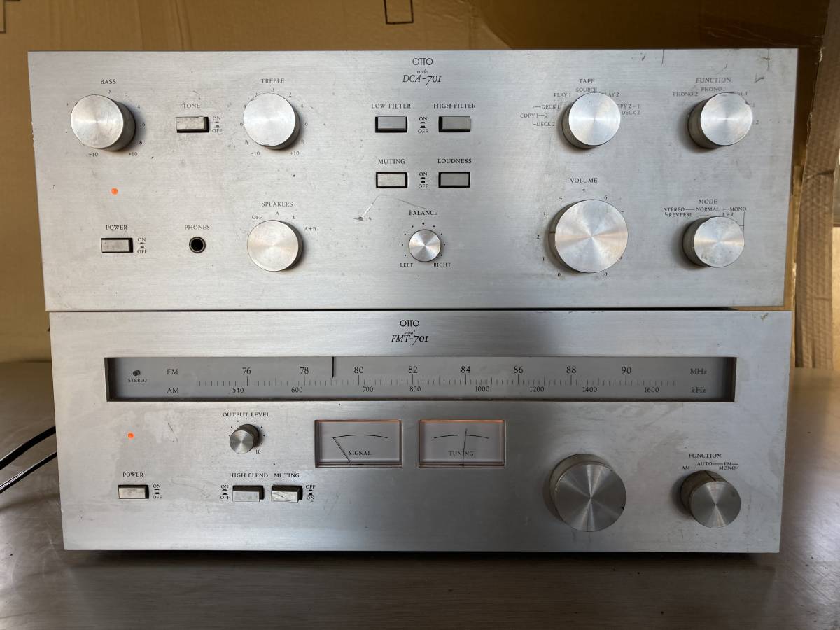 AIWA S-C7 S-P7 プリアンプ パワーアンプセット ジャンク（ジャンク 