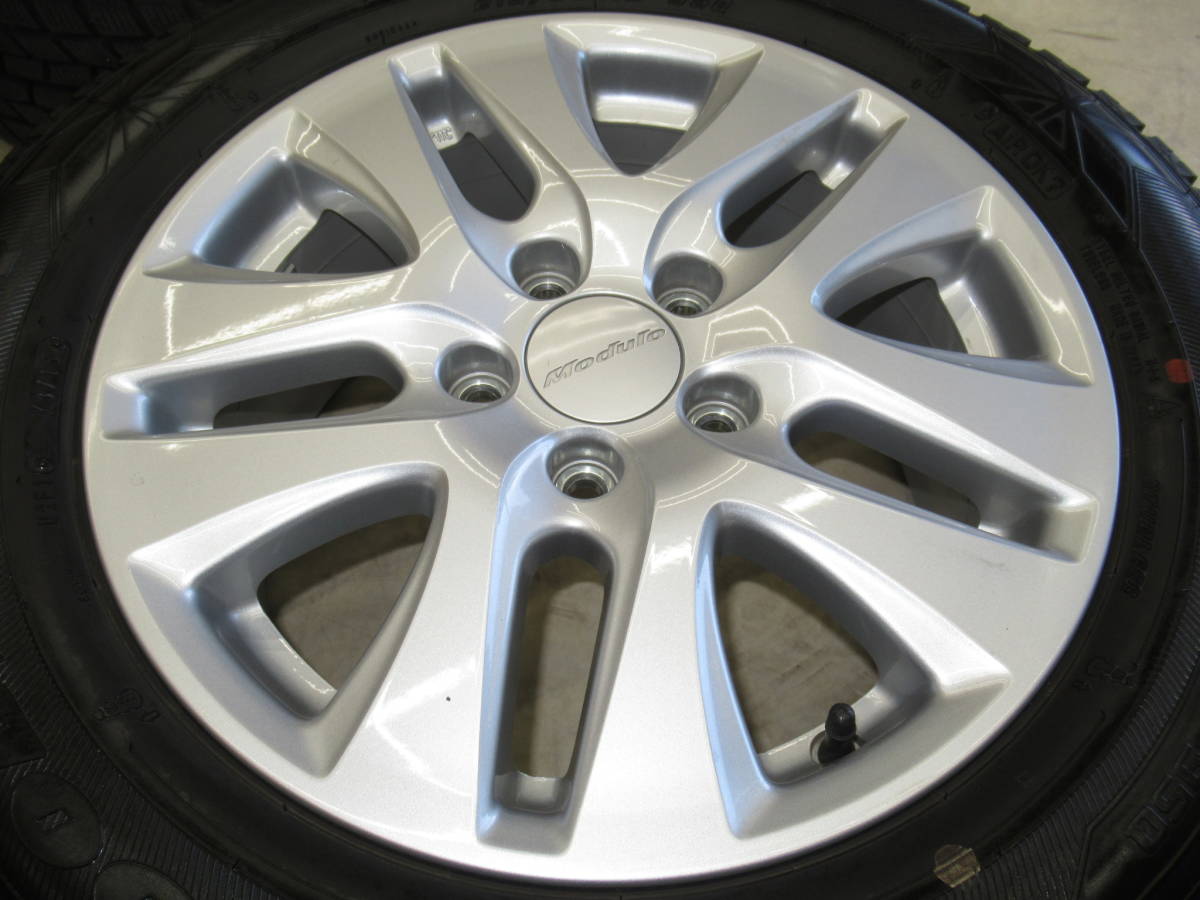 ① 215/60R16 2023年製 HONDA純正モデューロホイール16インチ ① 215