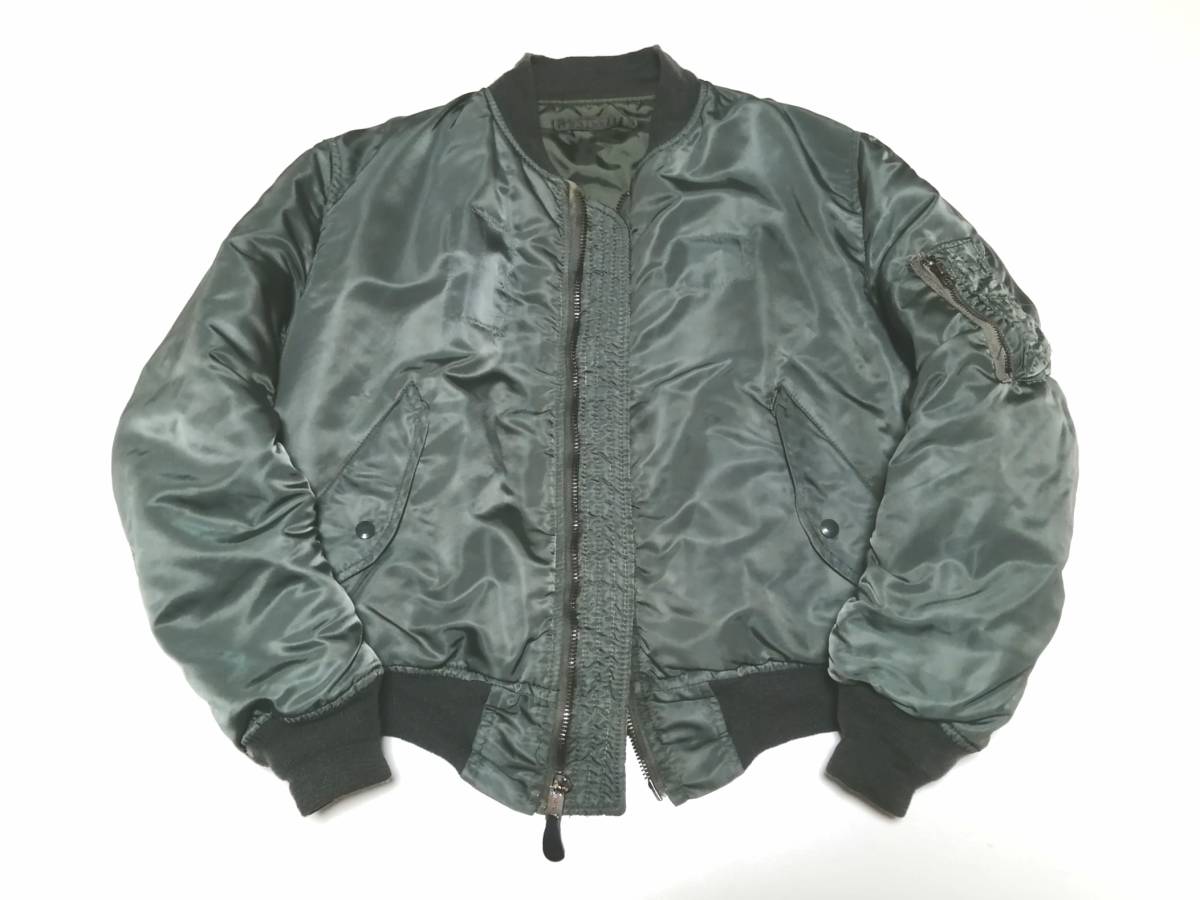 US AIR FORCE MA-1 GROUND CREW JACKET 80S 「ALPHA INDUSTRIES