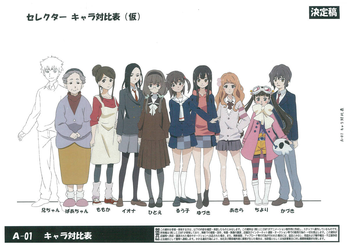 Selector Infected Wixoss セレクター インフェクテッド ウィクロス 設定資料 絵コンテop の落札情報詳細 ヤフオク落札価格情報 オークフリー スマートフォン版