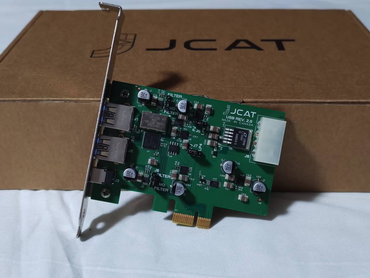 JCAT USB Card FEMTO REV2.0/PCIE USBカード 送料無料 FS: JCAT Femto