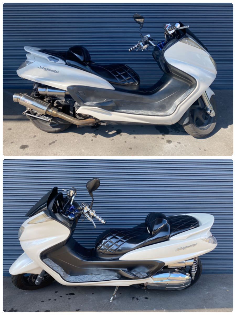 Yamaha ヤマハ マジェスティ 250 不動車 エンジン載せ替えできる方 書類あり 中古車 Used の落札情報詳細 ヤフオク落札価格情報 オークフリー スマートフォン版