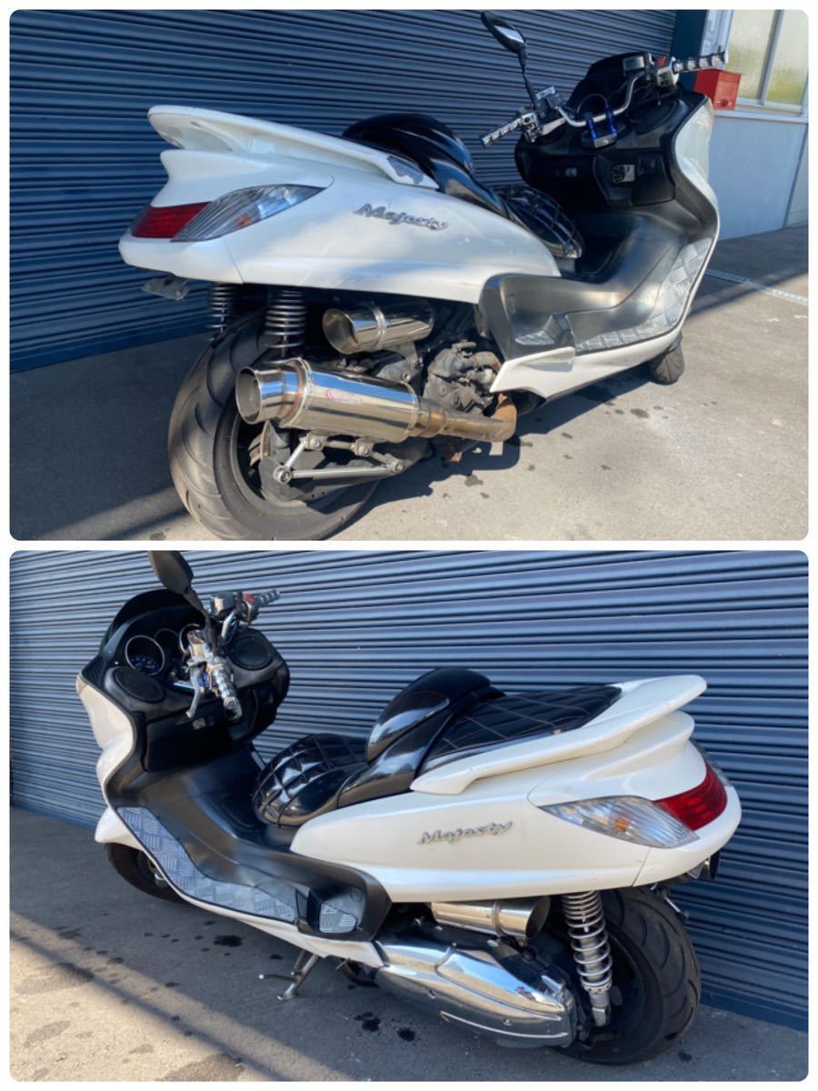 Yamaha ヤマハ マジェスティ 250 不動車 エンジン載せ替えできる方 書類あり 中古車 Used の落札情報詳細 ヤフオク落札価格情報 オークフリー スマートフォン版