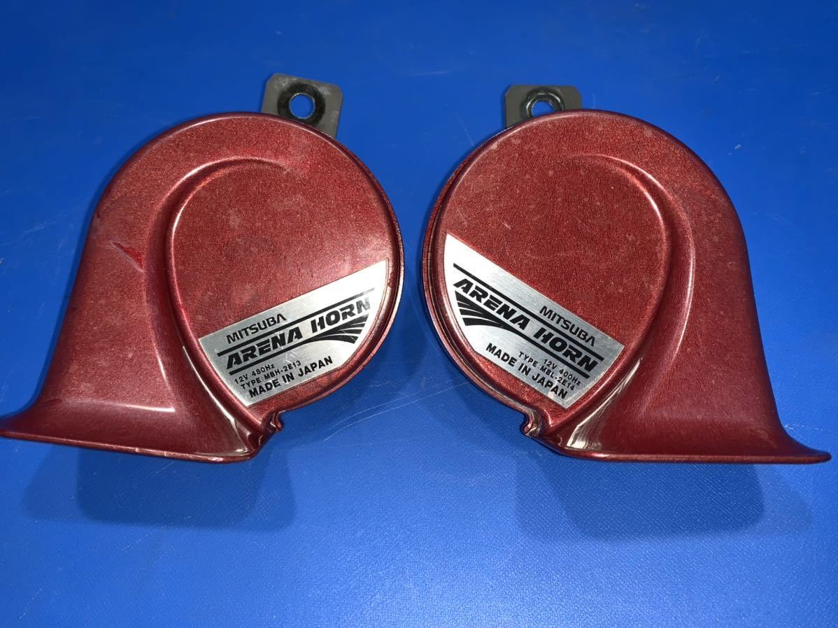 マルコホーン 旧車 当時物（MITSUBAミツバ/アルファーホーン/12V/ALPHA  