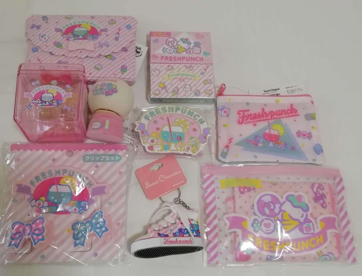 ■昭和レトロ サンリオセット フレッシュパンチ ティッシュ 他■ □ サンリオ 昭和レトロ フレッシュパンチのティッシュ 1979年製