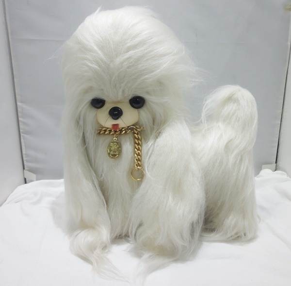長期保管品☆ビーシーバンダイ 犬 ぬいぐるみ お手入れワンちゃん☆の