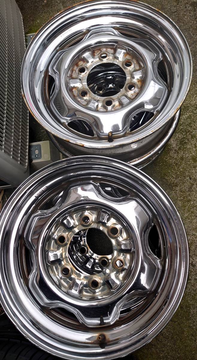 日産テラノD21純正メッキホイール テラノ純正メッキホイール D21 ダットサン - メルカリ