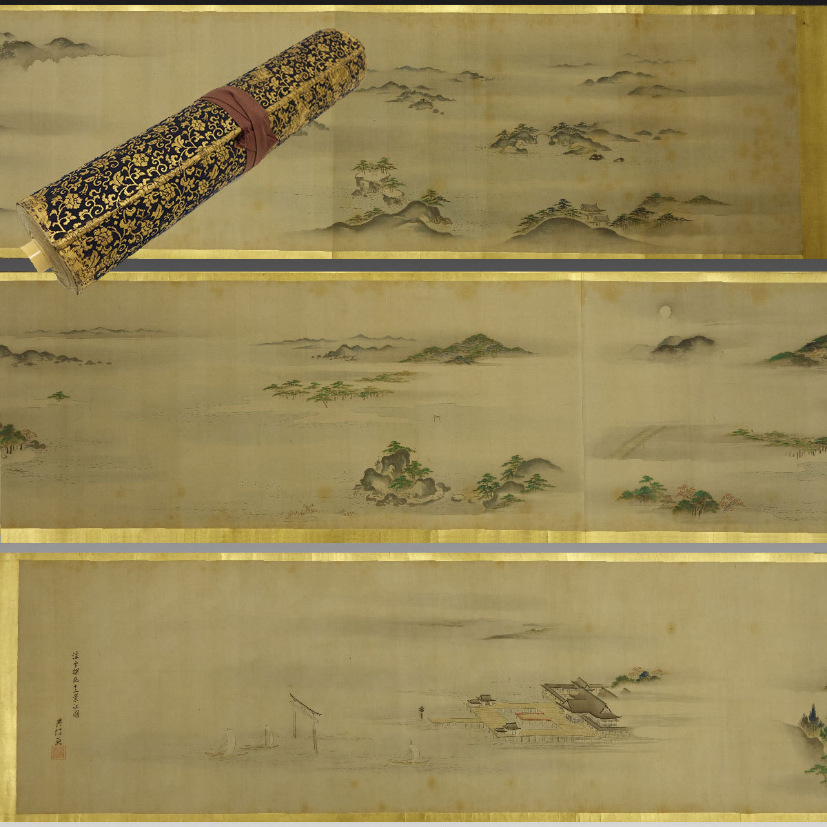 真作 喜聞 狩野典信 栄川院 狩野探幽 模 名勝十二景図絵巻物 1巻 古筆 古文書 古書 日本画 江戸絵画 中国絵画 歴史資料 江戸後期 の落札情報詳細 ヤフオク落札価格情報 オークフリー スマートフォン版