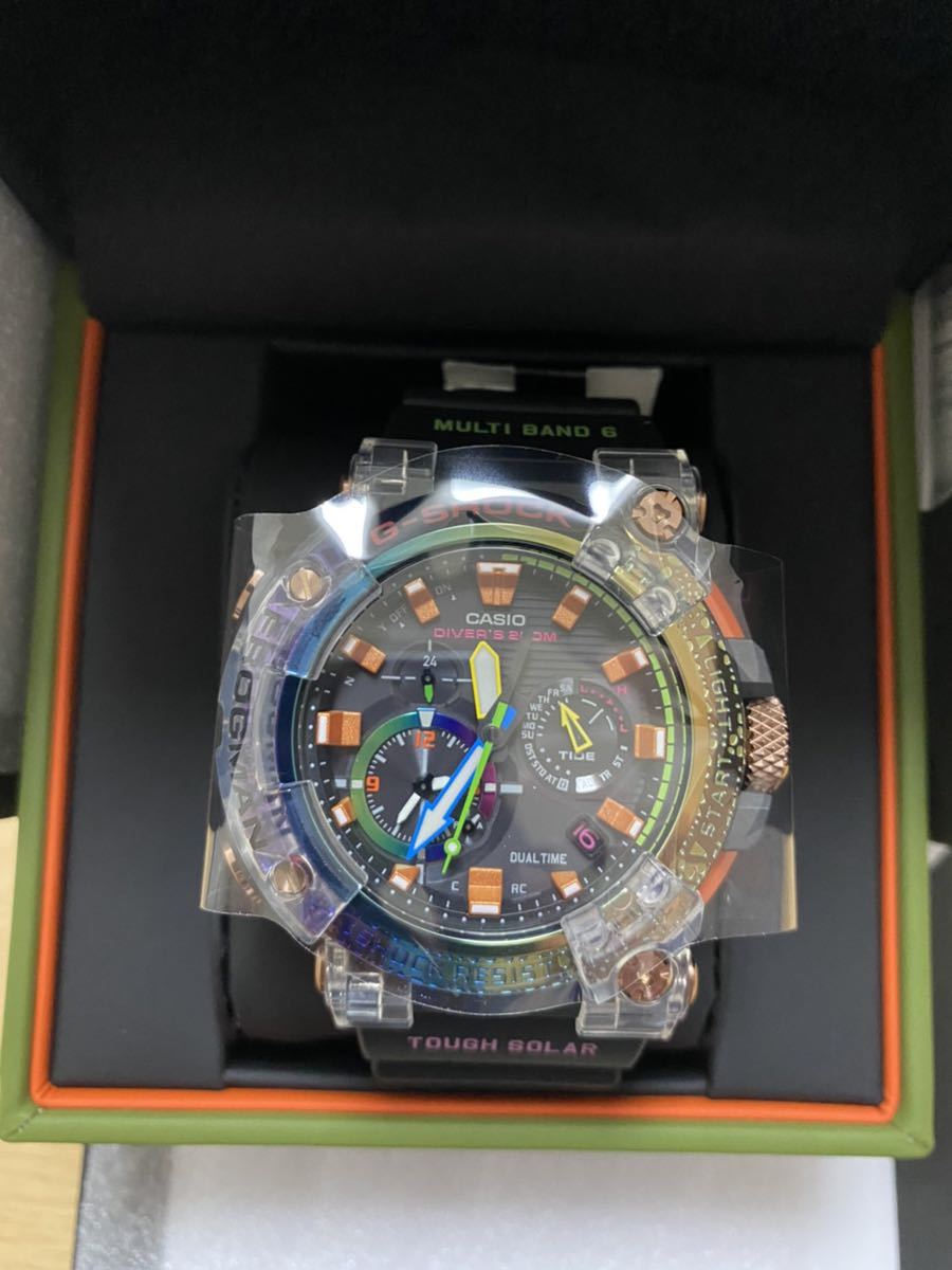 CASIOカシオフロッグマンボルネオ虹蛙GWF-A1000BRT くさく