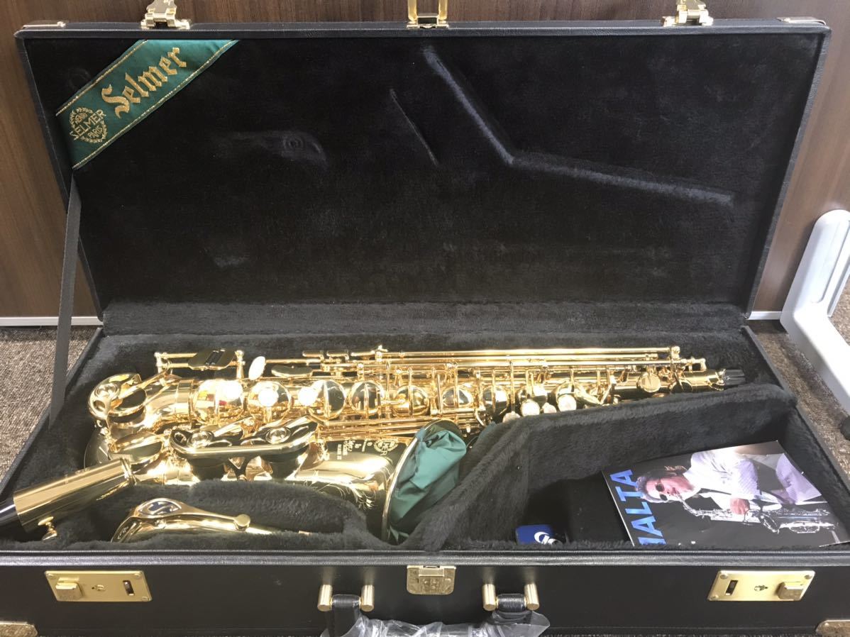 初回限定】 セルマーアルトサックスsuper action SA80Ⅱ W/E GL 管楽器 ...