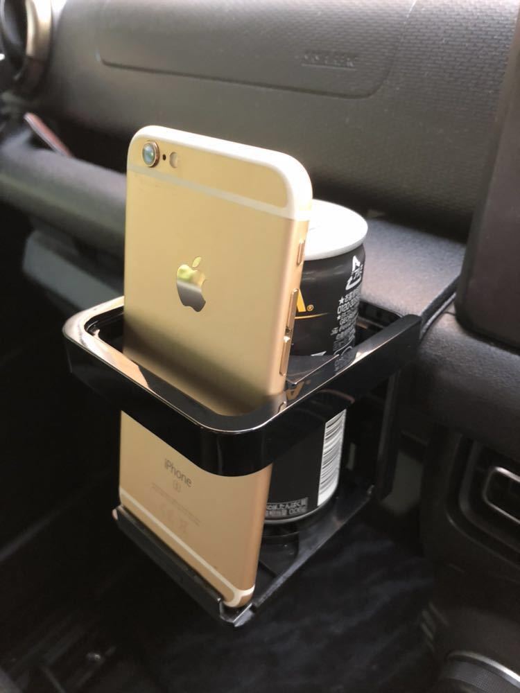 新品 折畳み式ドリンクホルダー Jb64 Jb74新型ジムニー スマホ併置可 小型角パックペットコンビニコーヒー可 カップホルダー 送料無料 の落札情報詳細 ヤフオク落札価格情報 オークフリー スマートフォン版