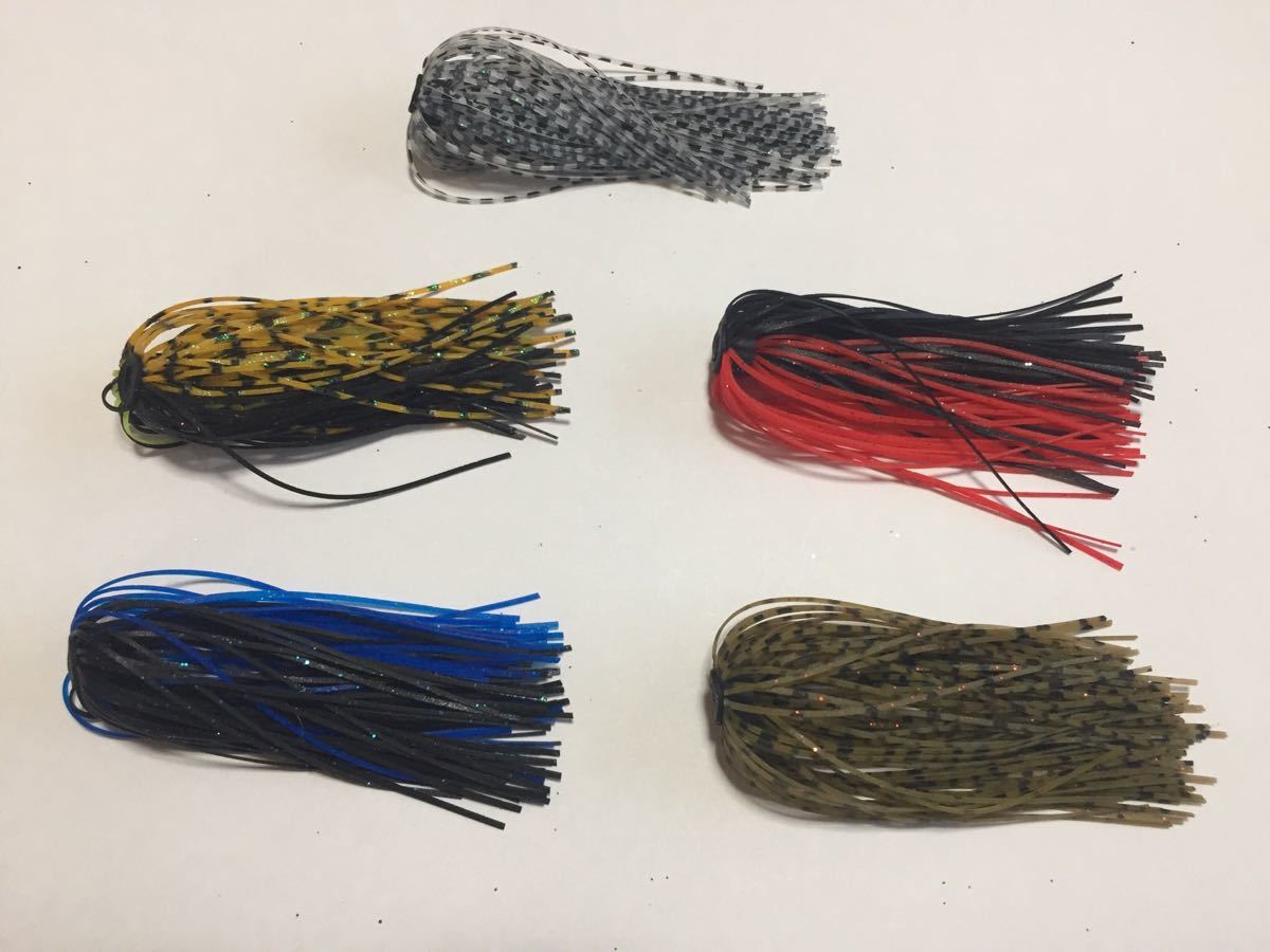 新品 シリコン ラバースカート チューブ付き 5個セット スピナーベイト ラバージグ バズベイト の落札情報詳細 ヤフオク落札価格情報 オークフリー スマートフォン版