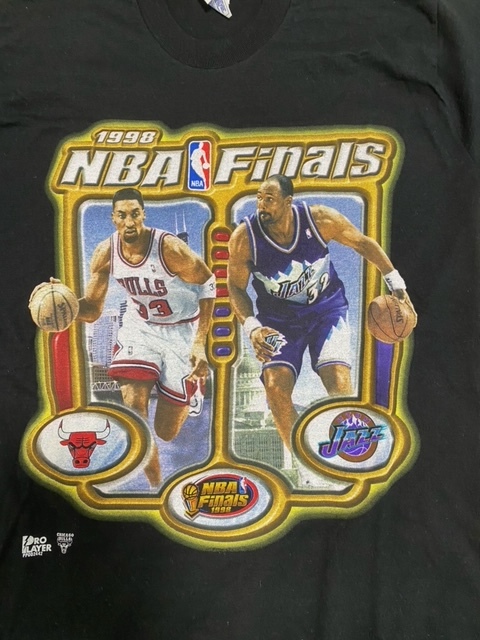 NBAファイナル記念 Tシャツ シカゴ・ブルズ vs ユタ・ジャズ 1997-1998 