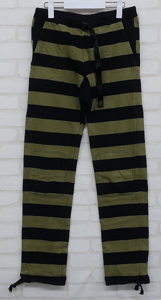 2P5739/ウエストライド 囚人ボーダースウェットパンツ WESTRIDE