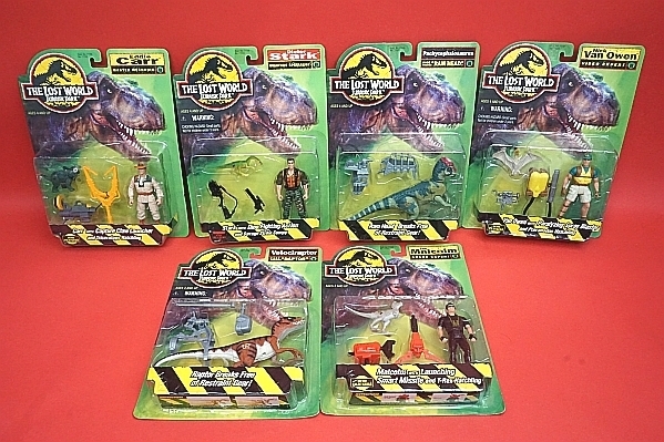 Kenner ケナー ロストワールド ジュラシックパーク ニック ヴァン オーウェン ヴェロキラプトル など 6点セット の落札情報詳細 ヤフオク落札価格情報 オークフリー スマートフォン版