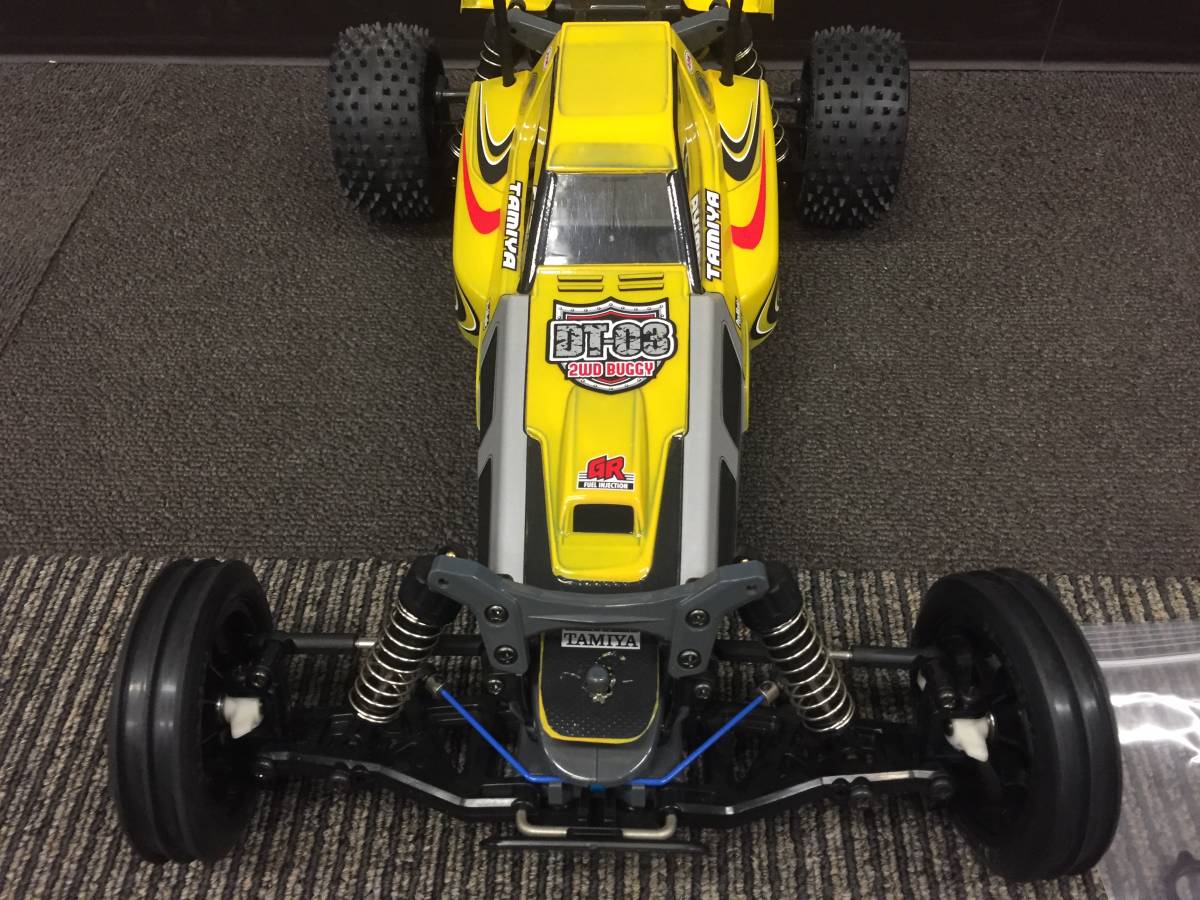 ☆タミヤ☆RC 1/10 レーシングファイター DT-03 シャーシ 未走行