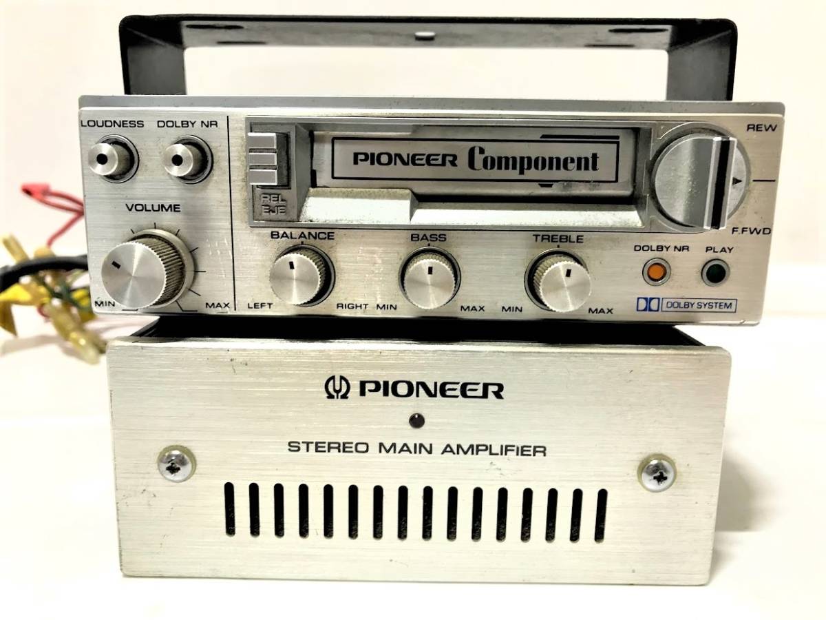 パイオニア KP-88G GM-40 カーステレオ カセットデッキ ステレオメイン