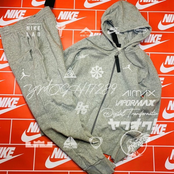 新品 Nike ナイキ Air Jordan スウェット 上下セット メンズ スポーツ トレーニング Ah3932 063 Ah3933 064 灰 M の落札情報詳細 ヤフオク落札価格情報 オークフリー スマートフォン版