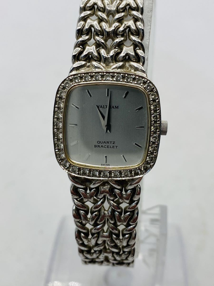 WALTHAM ウォルサム 婦人用腕時計 シルバー925 クオーツ 銀時計