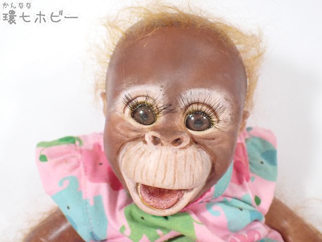 KB59◇リアルドール 2008年 Podky Babies オラウータン 人形 シリコン