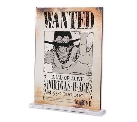 新品】ONE PIECE アクリルアートスタンド エース手配書 ジャンプ